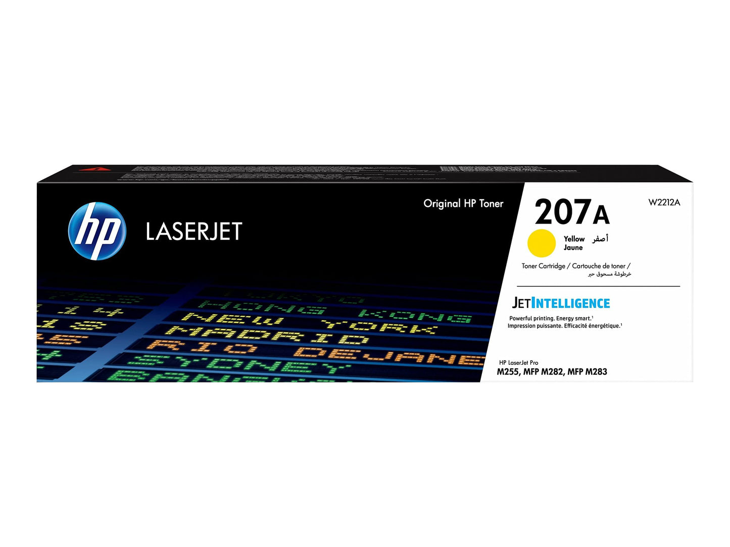 HP 207A 4-pack Original Toner Cartridges (W2210A W2211A W2212A W2213A) Color LaserJet Pro M255 M282 M283