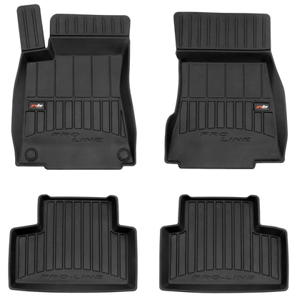 SMK rubber mats car floor mats set suitable for Mercedes-Benz GLB X247 from 2019. Experience a new standard of travel with non-slip car floor mats - multi-year car carpets for all roads.