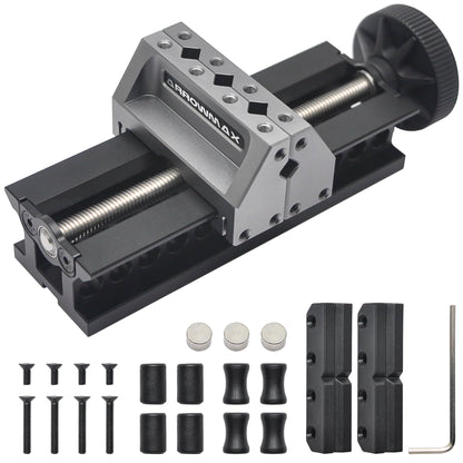 ARROWMAX dual-sided mini vise - enhances precision and stability during crafting.