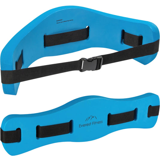 EVEREST FITNESS Swim Belt for water fitness and gymnastics - Swim belt up to 100 kg for adults - Adjustable water fitness belt - Blue