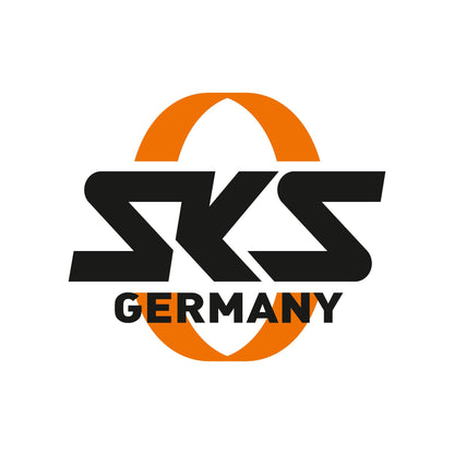 SKS GERMANY SPEEDROCKER SET Mudguard set with struts: Bike accessory (wheel protection for gravel bikes, cyclocross bikes & road bikes; double spoiler function; extendable extension profile)