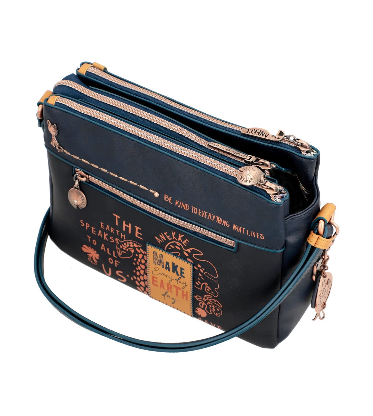 Anekke Women's 36773-184 Multicolored Crossbody Bag 28 x 20 x 9 BANDOLERA