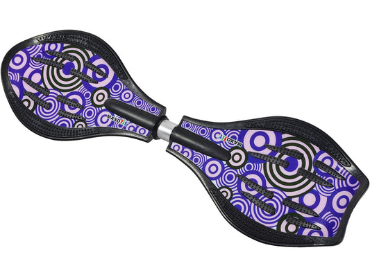 MAXOfit Waveboard Pro Close XL | Up to 100 kg | With LED light-up wheels, bag, and accessories for children