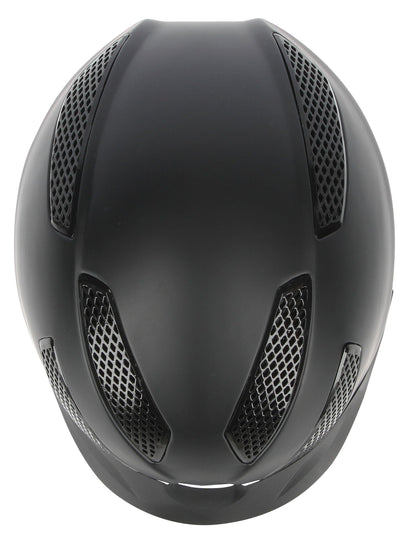 Kerbl Covallerio riding helmet eXite, disc system, fast-click closure, unisex L/XL, black
