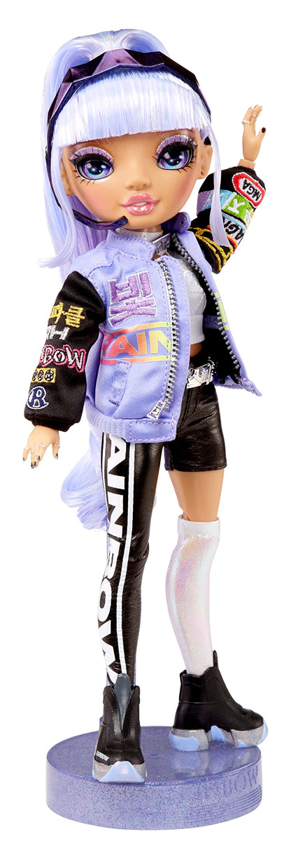 Rainbow High 578437 Vision Royal Three K Pop Fashion Doll, Tessa Park, includes 2 Mix and Match Designer Outfits with Microphone, Headset, and Band Merchandise. Perfect for kids ages 6+. Multicolored.