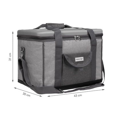 anndora cooler bag XL light gray 40 liters cooling box insulated bag picnic bag