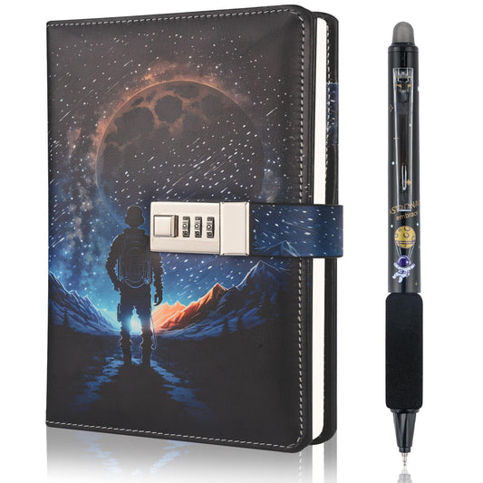 Boys Diary Journal with Lock, Kids Notebook, Back to School Birthday Gifts for Boys 8-15 Years, Diaries with Code for Teens Adults Girls.