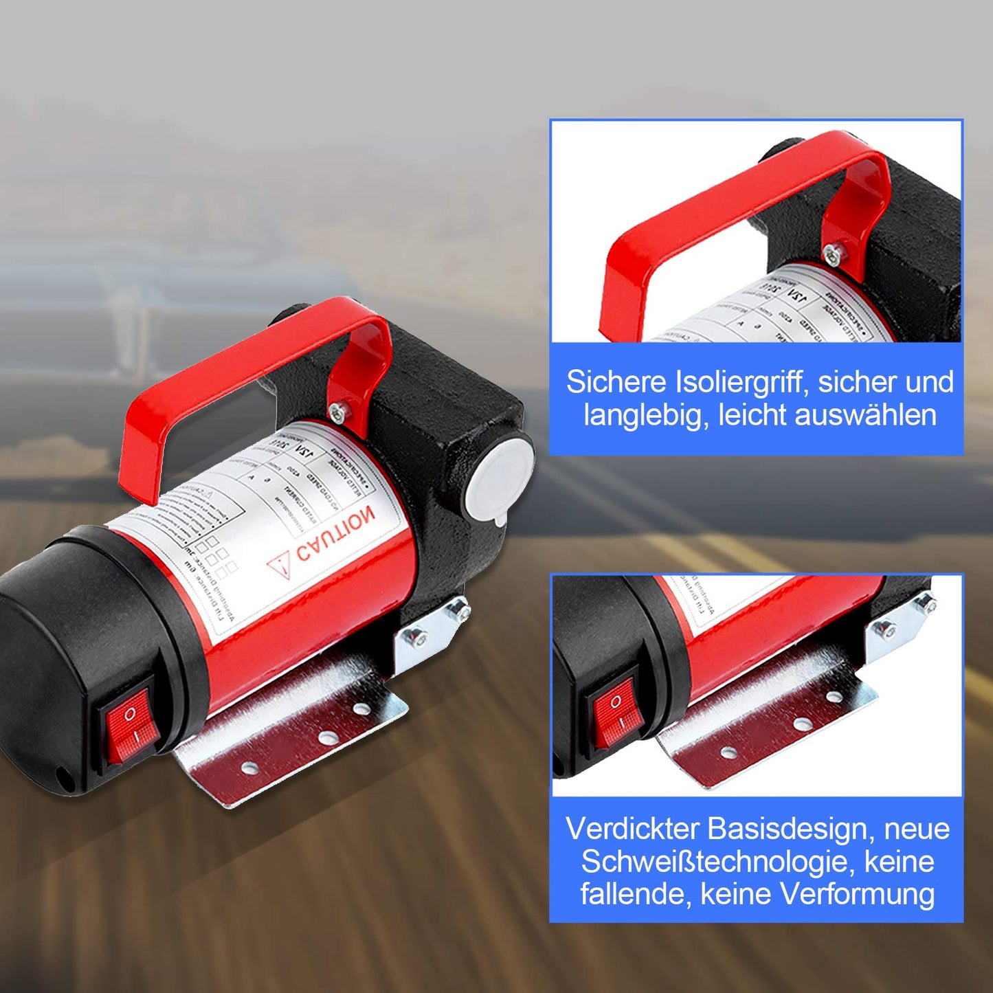 12V oil suction pump diesel pump, fuel pump gasoline pump 12V electric oil pump oil transfer pump pumping liquid 12V 160W 40L/min for and kerosene