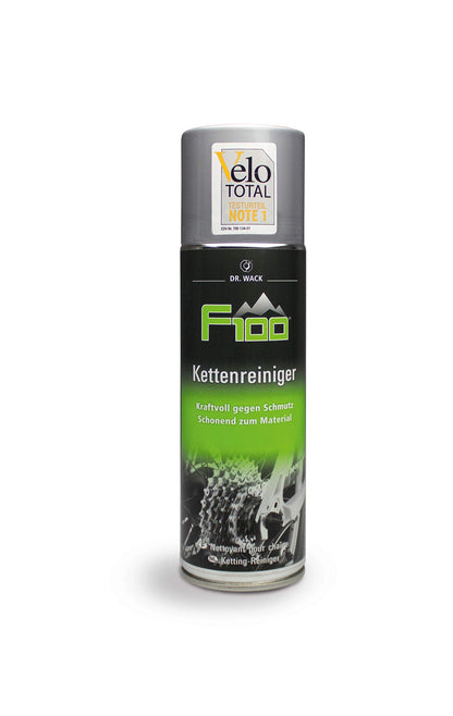 F100 Chain Cleaner, 300 ml & F100 Chain Oil – 50 ml Dropper Bottle I Premium bike chain oil for less friction & wear I Chain oil for all bikes I High-quality bike care – Made in Germany