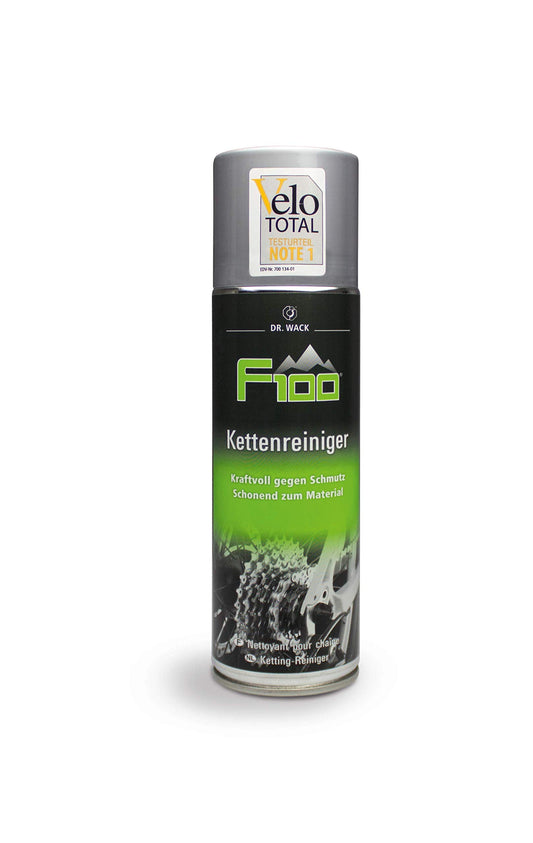 F100 Chain Cleaner, 300 ml & F100 Chain Oil – 50 ml Dropper Bottle I Premium bike chain oil for less friction & wear I Chain oil for all bikes I High-quality bike care – Made in Germany