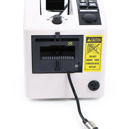 Automatic tape dispenser JF-2000 for widths of 7-50 mm, lengths of 20-999 mm.