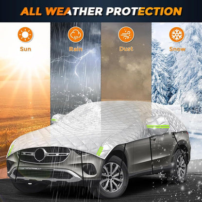 Hail protection car cover, car hail protection, hail blanket for car, waterproof breathable car garage cover sun protection for winter summer.