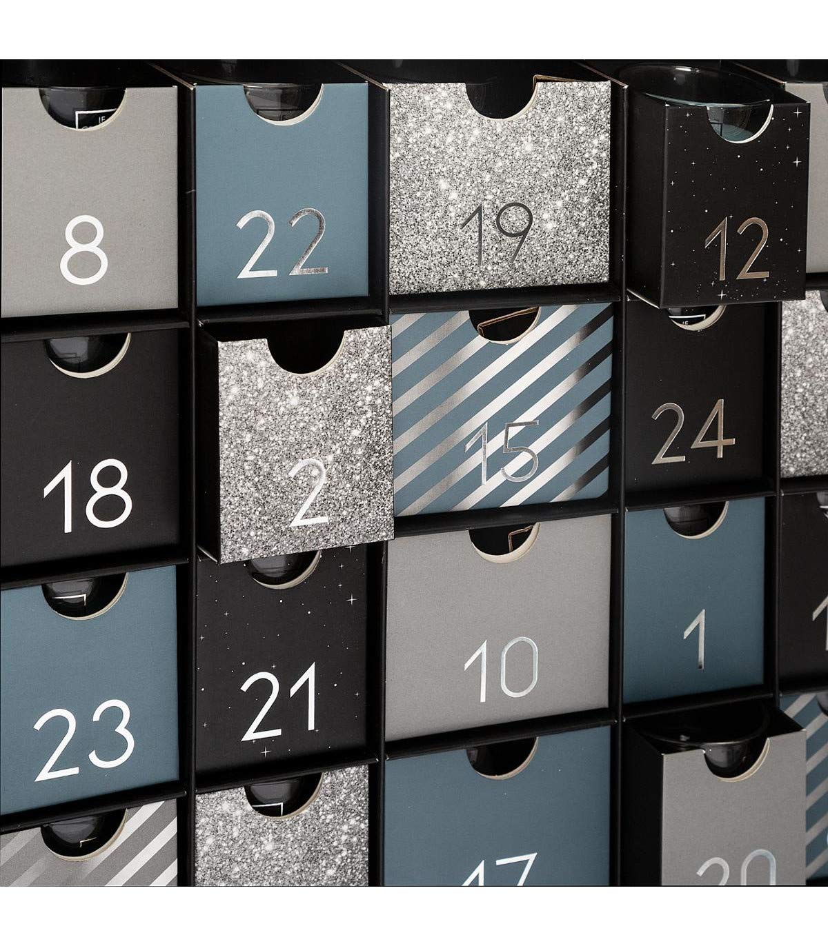 Atmosphera - Original Advent calendar with 25 scented candles in jars with quotes, perfumed.