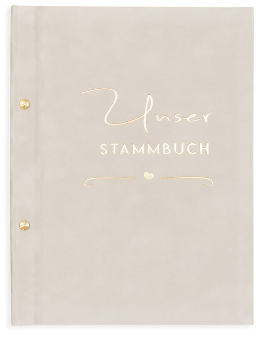A4 family register Rina light gray family register wedding civil registry incl. 11 insert sleeves