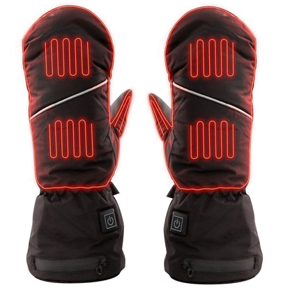 NorthHeat optimized heated gloves | heated mittens for men & women in 3 sizes | rechargeable heating gloves | skiing and outdoor