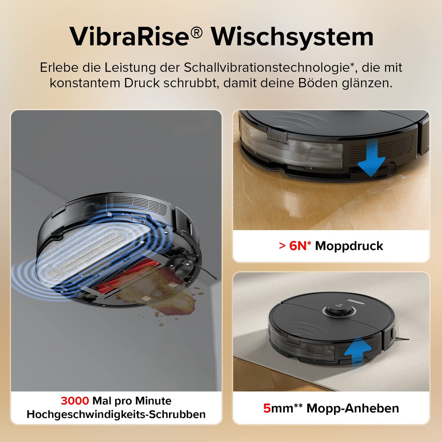 Roborock S8 robot vacuum with dual brushes, 6000Pa suction, 3D structured obstacle avoidance, compatible with Alexa for pet hair (Upgrade S7).