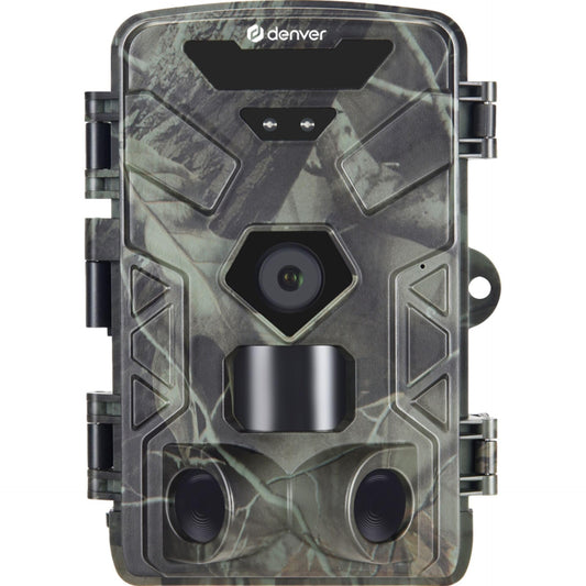 Denver WCT-8016 Trail Camera - 50 MP photos, 4K UHD video, night vision with IR LEDs, motion sensor, waterproof IP65, perfect for wildlife observation & surveillance.