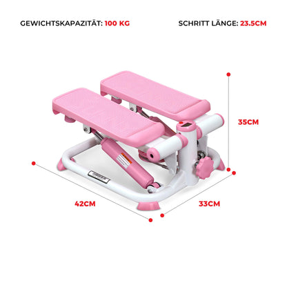 Sunny Health & Fitness Total Body Pink Stepper Machine - P2000