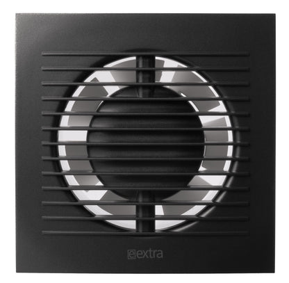 Steinberg14 bathroom fan Ø 100mm with overrun timer - anthracite ventilator - 2 years product guarantee.
