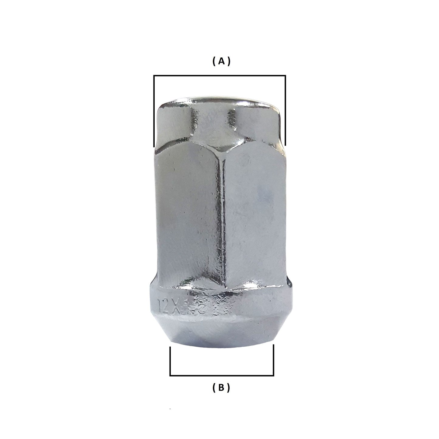 20 wheel nuts cone seat closed M12x1.25 HEX19 compatible with Suzuki, Lada