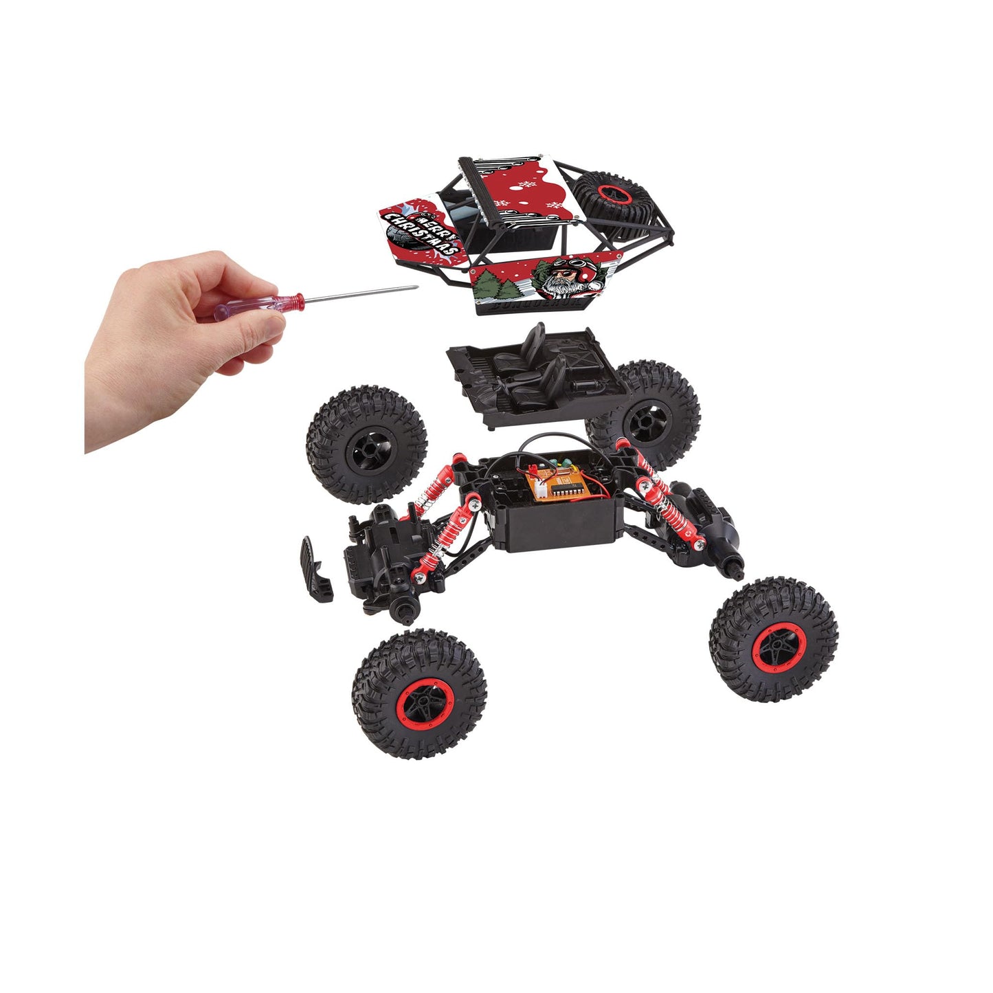 Revell Advent Calendar RC Crawler I Build remote-controlled truck in 24 days I Advent calendar for boys, girls & adults I Christmas gift I Ages 10+