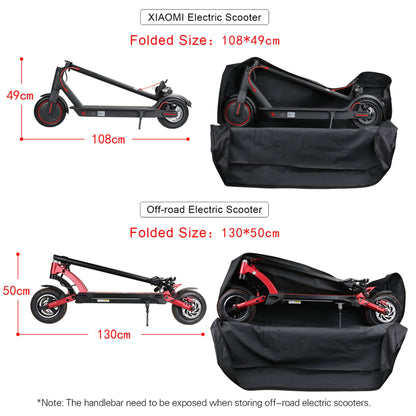 UBORSE E-Scooter Bag Electric Scooter Transport Bag Foldable Scooter Carry Bag Waterproof Scooter Storage Bag E-Scooter Accessory Protective Cover for Xiaomi 1S/M365 Segway Ninebot (black)