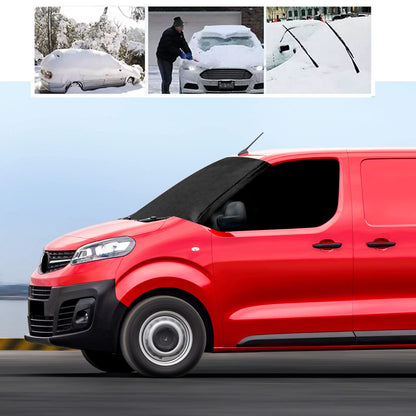 Opaltool Front Windshield Wrap Cover for Opel Vivaro FIAT Talento Nissan NV300 Primastar 2014-2019, Luxury 600D Car Windshield Cover, Windshield Sunshade Front Windshield Cover