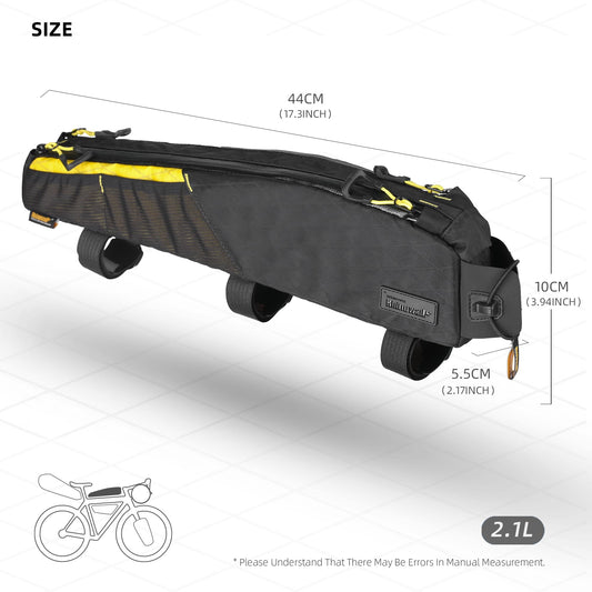 Rhinowalk bike frame bag, waterproof tube bag, top tube bags, triangle bag, bicycle bag for mountain bikes, road bikes, bike accessories.