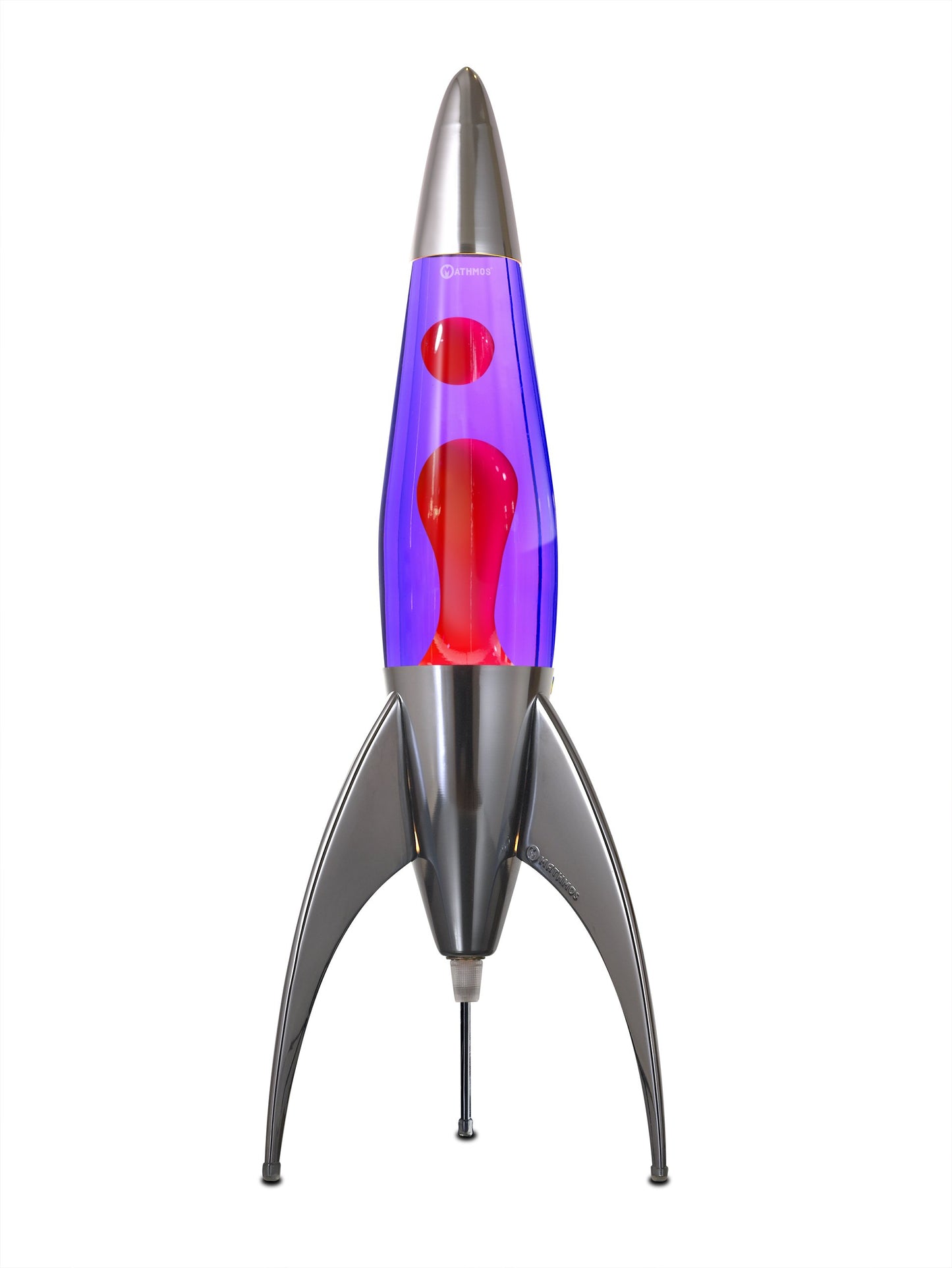 Mathmos Telstar Rocket Lava Lamp - Purple/Red