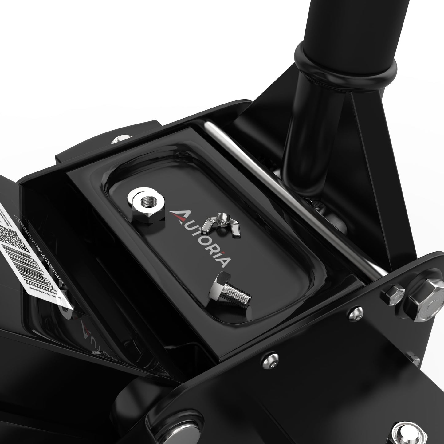 3T hydraulic jack - Low-profile floor jack with 2X rubber pad & dual piston - Quicklift from 75 mm lifting height - for cars, vehicles & SUVs - up to 3 tons lifting capacity - professional jack.