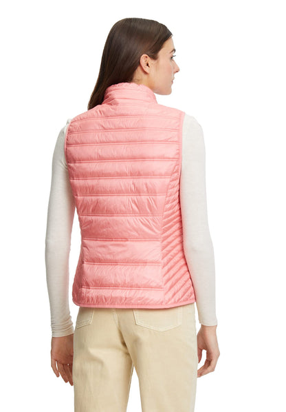 Betty Barclay Women's Sandra Vest, Salmon Pink, Size 40.