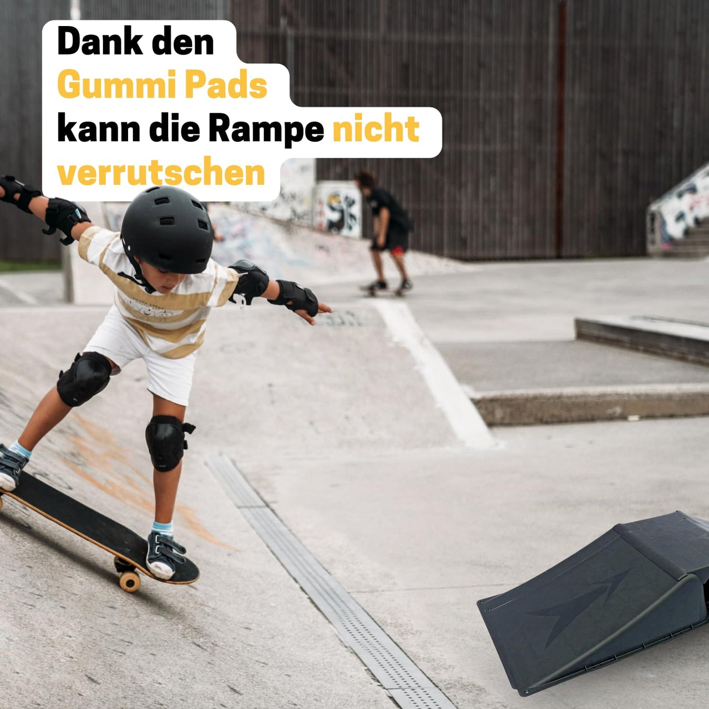 BEST SPORTING Skateboard/BMX/Skater & RC Cars Ramp Set I 3-piece Skater ramp I stable skateboard ramp I high-quality scooter ramp