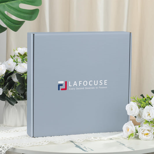 Lafocuse Blue Modern Wall Clock Silent 30cm, 3D Numbers No Ticking, Quartz Wall Clock Analog Easy to Read Decor for Living Room Nursery School Kitchen Office