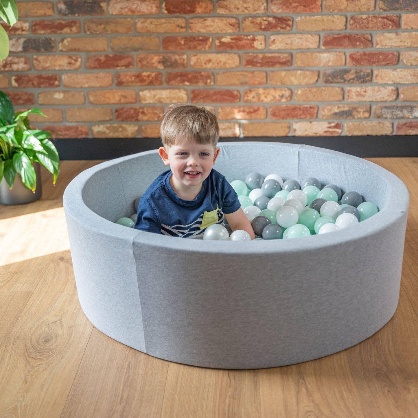 Selonis Ball Pit for Kids 90x30cm Ball Pool for Babies Includes 200 Balls