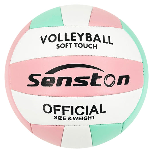 Senston Volleyball Official Size 5, Waterproof Volleyball Ball with Pump, Outdoor Beach Volleyball for Beach, Pool, and Strand.