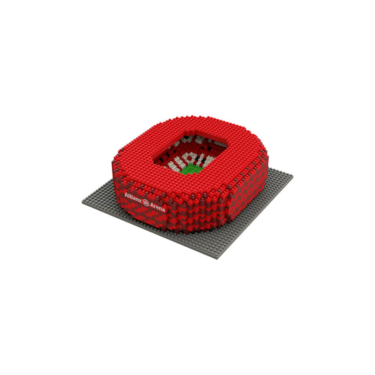 Official licensed product FC Bayern Munich Allianz Arena 3D mini football stadium building set by FOCO.