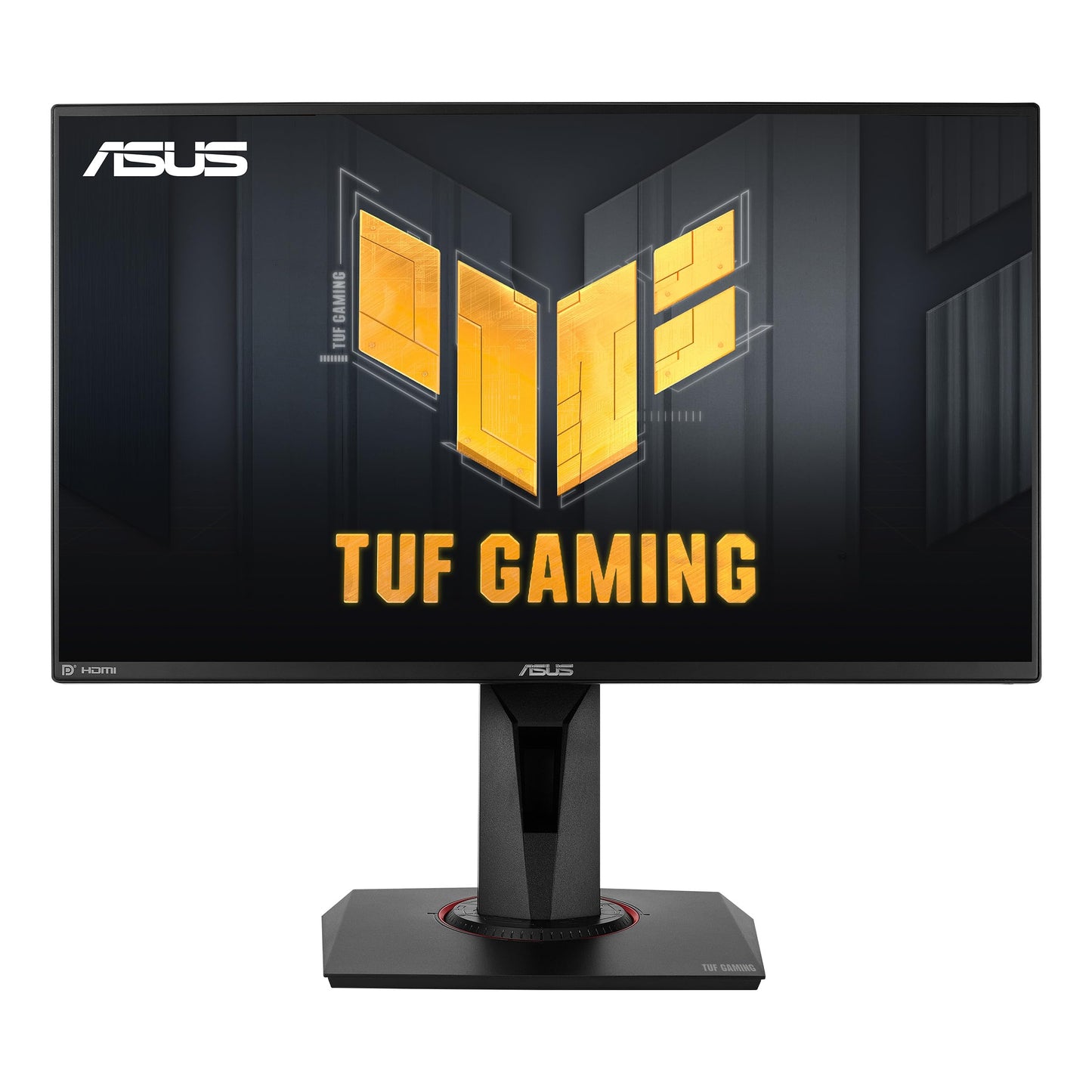 ASUS TUF Gaming VG259QR 24.5 inch monitor, full HD, 165Hz, G-Sync Compatible ready, HDMI, DisplayPort, 1ms response time, black.