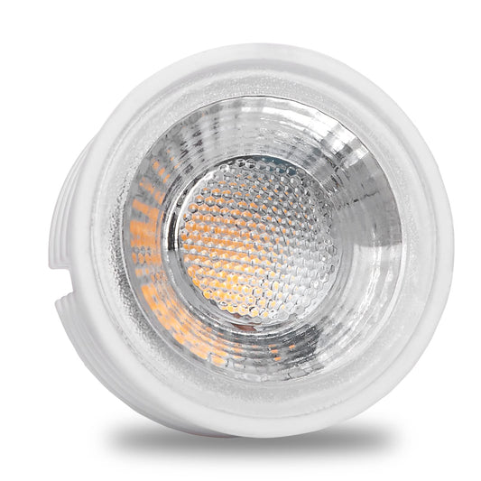 YanFeiYit 5x LED module as GU10 replacement - 5W 38° dimmable made of ceramic super flat 230V - light source for recessed spotlights lamp bulb spotlight (warm white 3000K)