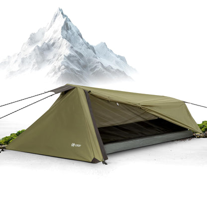 EXPLORER Namib 1 person tent small pack size ultralight for bike or motorcycle travel 3000mm water column with separate inner tent hiking trekking camping
