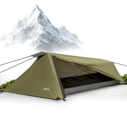 EXPLORER Namib 1 person tent small pack size ultralight for bike or motorcycle travel 3000mm water column with separate inner tent hiking trekking camping