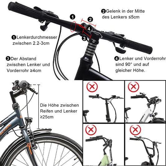 Pynhoklm Foldable Waterproof Bike Basket. Removable handlebar basket for small items, perfect for commuting, outdoor activities, and shopping. Comes with bike accessories.
