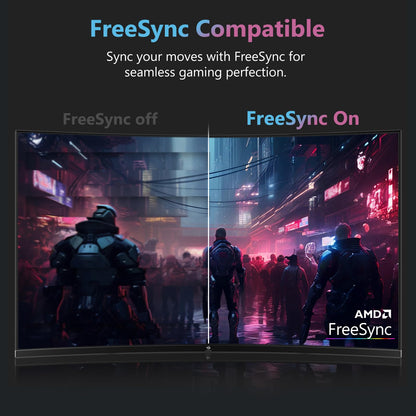 Z-Edge 27-inch curved gaming monitor with 280Hz (DP) and 240Hz (HDMI) refresh rates, 1ms MPRT response time, Full HD LED display, 350cd/m² brightness, 16:9 aspect ratio, FreeSync, HDMI 2.0 & DisplayPort 1.2 - Black (2025 Version)