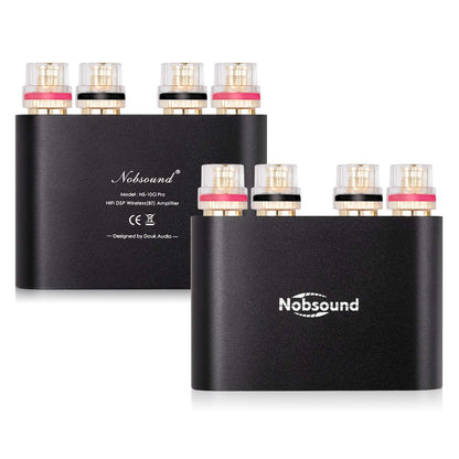 Nobsound NS-10G PRO Stereo Amplifier, Hi-Fi DSP 100W x 2 Bluetooth 5.0 Receiver, 2.0 Channel Power Audio Amplifier for Home Speakers Upgrade Version Mini Digital Amplifier (Black)