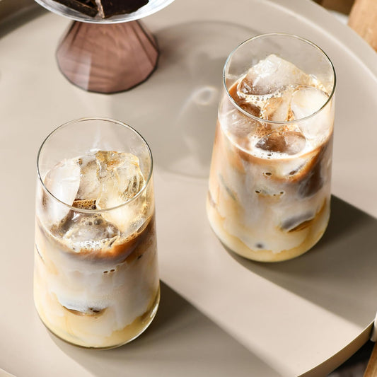 Krosno water glasses highball glasses drinking glasses | Set of 12 | 540 ML | Avant-Garde Collection | Perfect for home, restaurants, and parties | Dishwasher safe