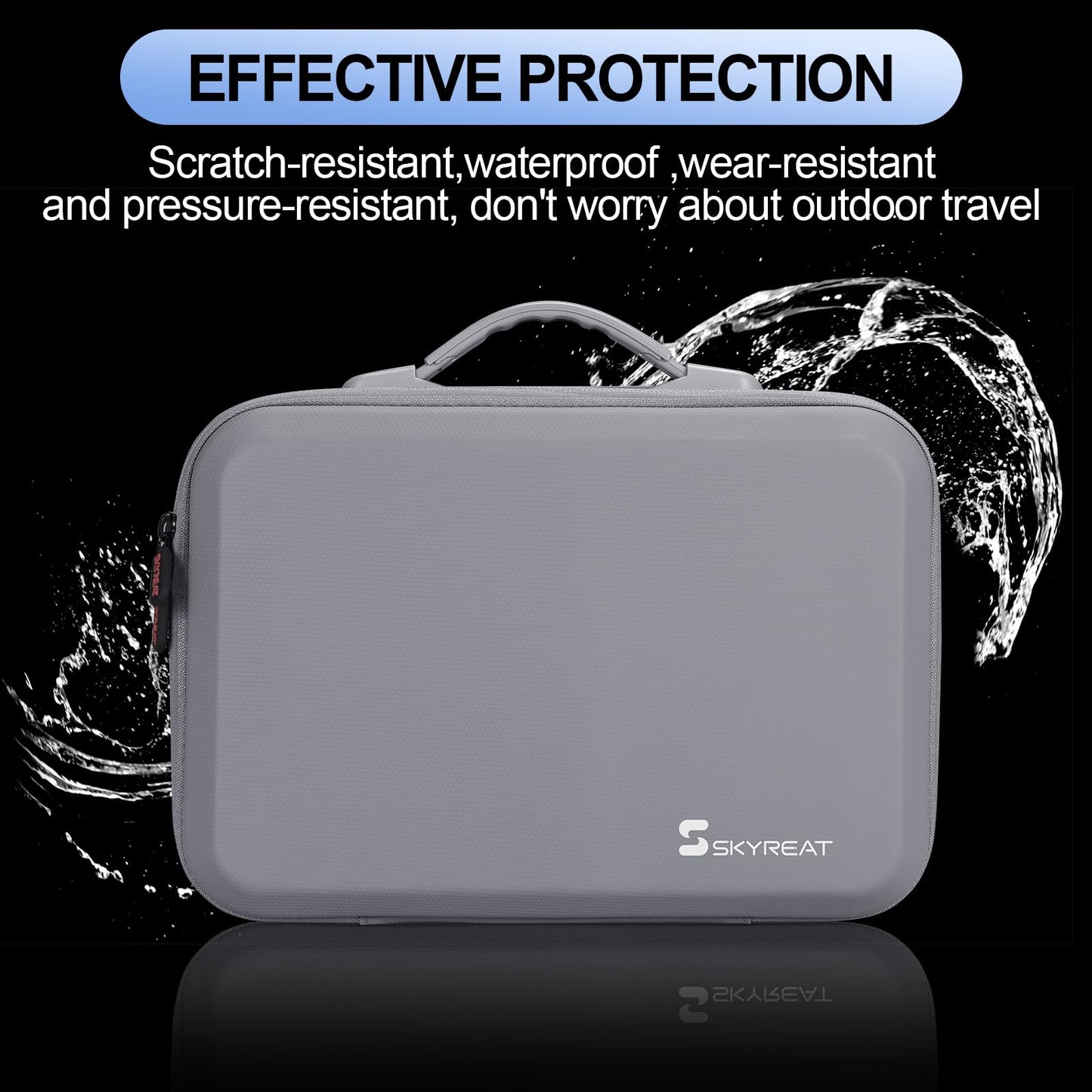 SKYREAT Neo Bag, Portable Storage Bag, Portable PU Travel Bag for DJI Neo Fly More Combo Drone and RC-N3 Remote Control Accessories