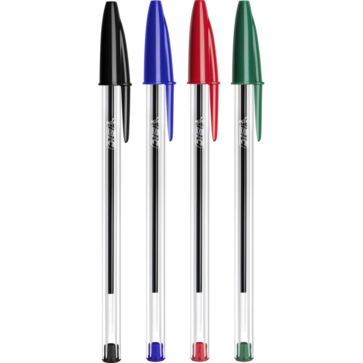 BIC Ballpoint Pen Set Cristal Original, in Blue, Line width 0.4 mm, 100 pack, Perfect for the office, home office, or school.