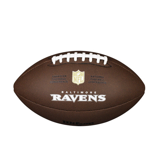 Wilson American Football NFL TEAM LOGO, Official Size, Composite Leather, Baltimore Ravens