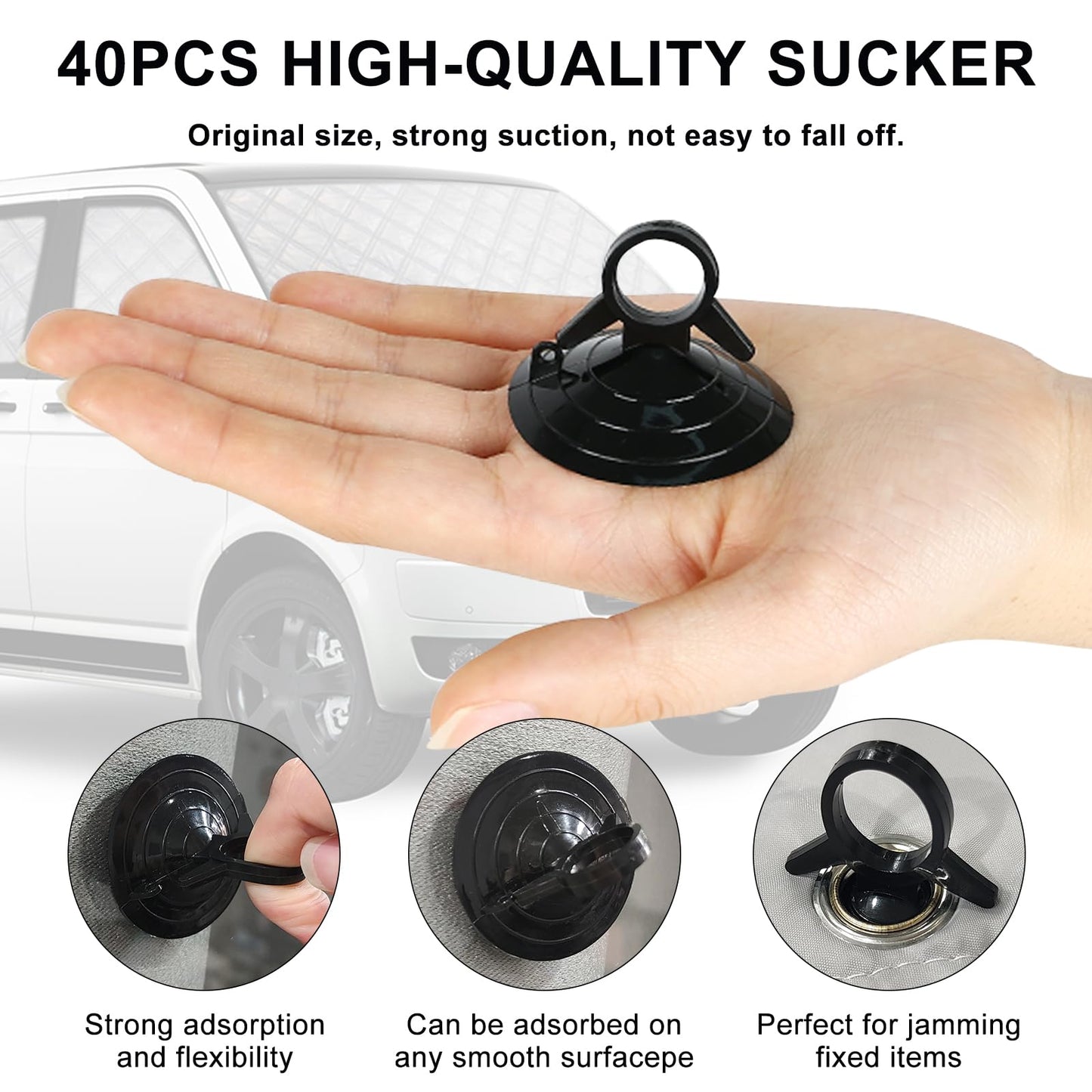 Car Windshield Sun Shade Replacement for VW T5 T6 SWB, 8PCS Sunshade Windshield Protection Set, Internal Thermal Blinds Window Set with Storage Bag, 100% Occlusion (8PCS-SWB)