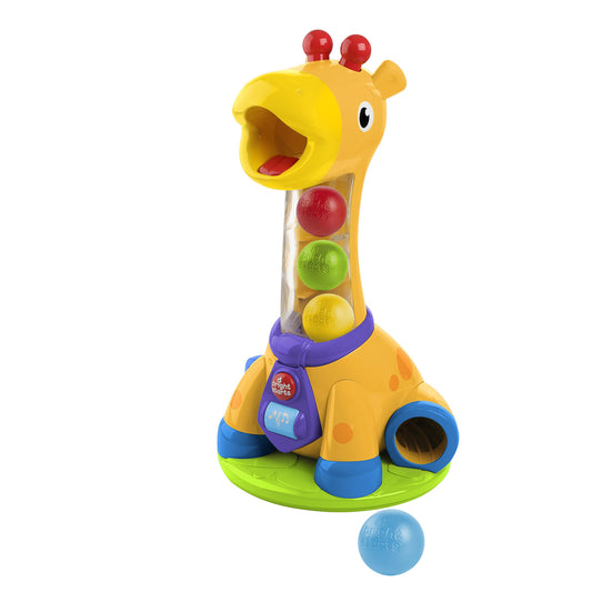 Bright Starts Spin & Giggle Giraffe Ball and Popper musical activity toy, age 12 months +