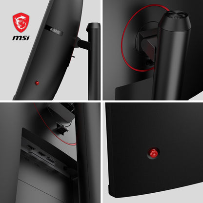 MSI G32CQ5P 31.5 inch (80cm) WQHD Curved Gaming Monitor - 1500R 2560 x 1440 VA Panel, 170Hz / 1ms, Adaptive Sync, 3-Way Adjustable Stand - DP 1.2a, HDMI 2.0b CEC